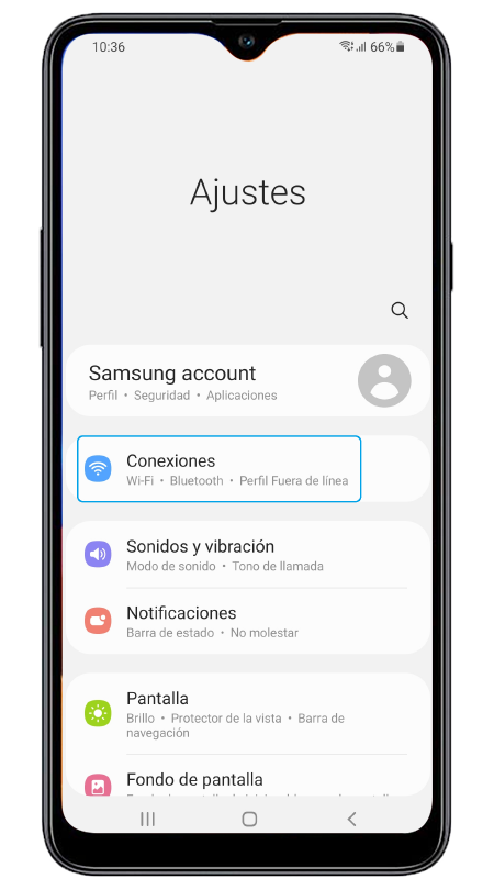 Activa tu SIM programable con Samsung paso 2: Conexiones