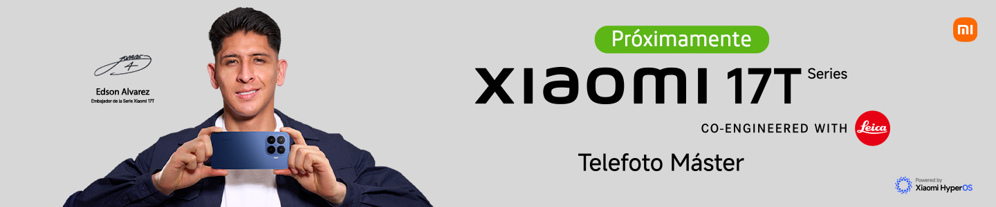 Edson Alvarez, embajador oficial, presenta el nuevo Xiaomi 17T Series con Leica. Proximamente adquiérelo en un plan Movistar
