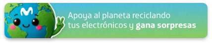 Planeta Movistar apoya al reciclaje de tus electrónicos y te grandes sorpresas de regalo