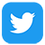 Logotipo de Twitter México en color azul