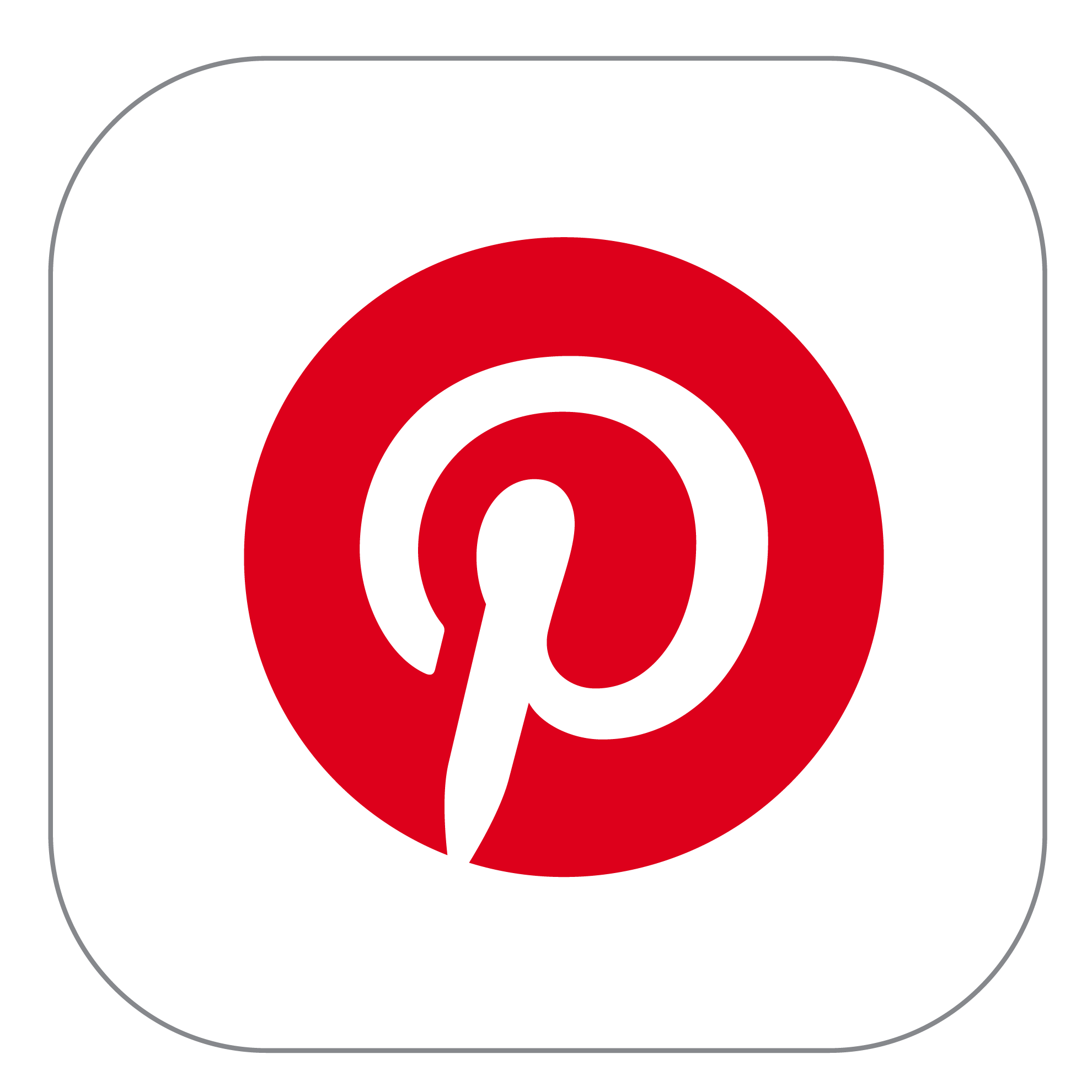 Logotipo Pinterest incluido en tu recarga de 20 pesos