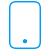 Ícono VoLTE compatible a tu Smartphone en color azul